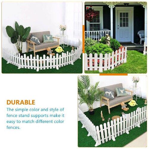 Fence Base Support Garden Fences Holder Gate Stand