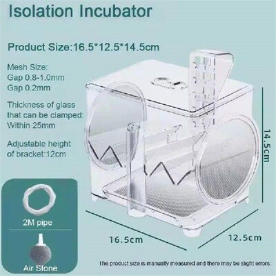 Fish Tank Isolation Incubator Wall-Mounted Suspended