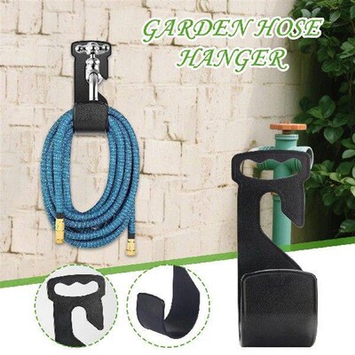 Hose Hanger Outdoor Garden Water Hose Holder Rack Wall