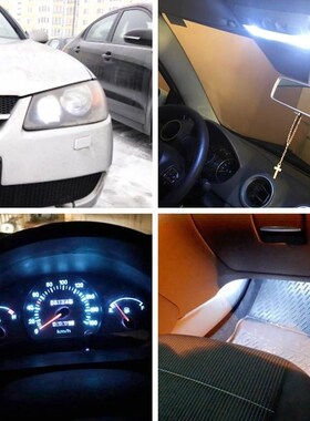 T10 W5W Canbus White 3020 1206 12SMD Vehicle Tail Dashboard