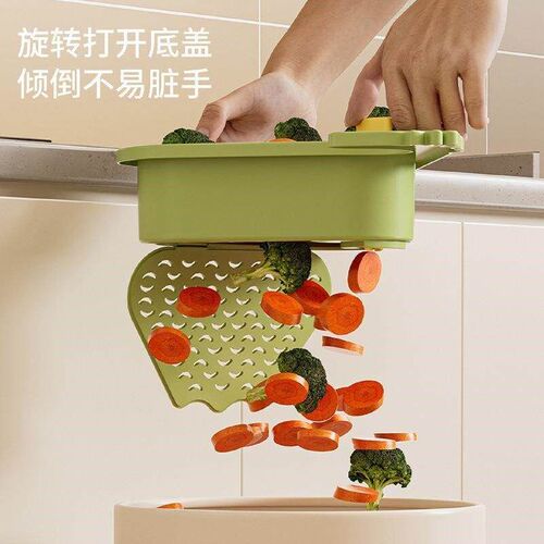 Wall-Mounted Sink Drainer Basket for Home Kitchen, Food Resi
