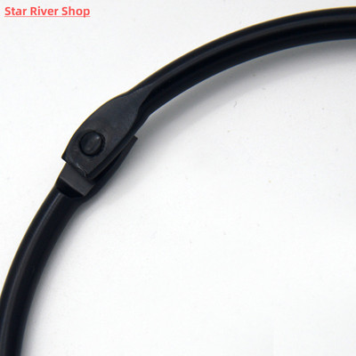 High Quality 2/3/5/10Pcs black Metal Ring Binder 15-76mm DIY