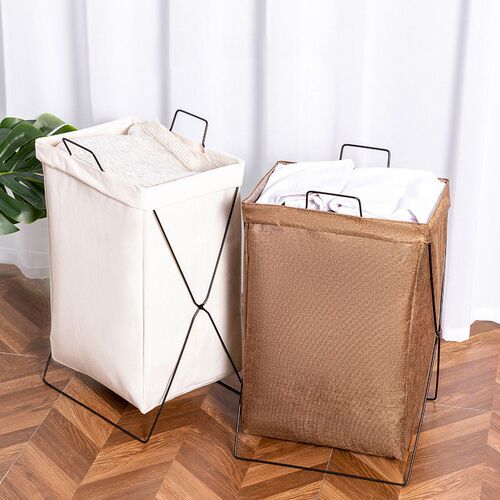 Foldable Dirty Laundry Basket Waterproof Fabric Storage Bask