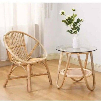 Real Rattan Leisure Adult Balcony Rattan Chair  Balcony