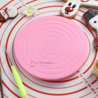 14cm DIY Rotating Cake Turntable Revolving Cake Decorating S