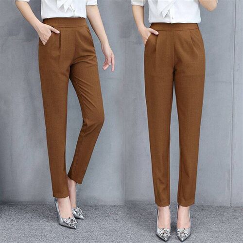 2025 Slimming High Waist Sretch Womens Pants Thin Harlan Pa