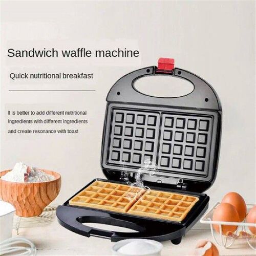 Waffle Maker with Nonstick Plate Fast Heating US Plug 110V