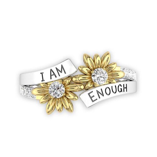 Sunflower Daisy Ring IAM ENOUGH Fashion Diamond Womens Ring