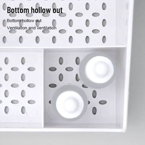 1pc White New Drawer Makeup Storage Box Dormitory Finishing