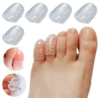 10Pcs Silicone Toe Caps Anti-Friction Breathable Toe Protect