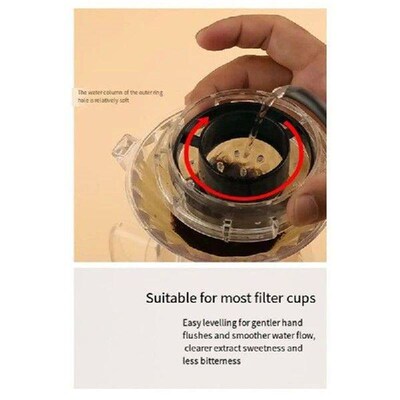 Pour Over Coffee Dripper Coffee Drip Shower Reusable 19