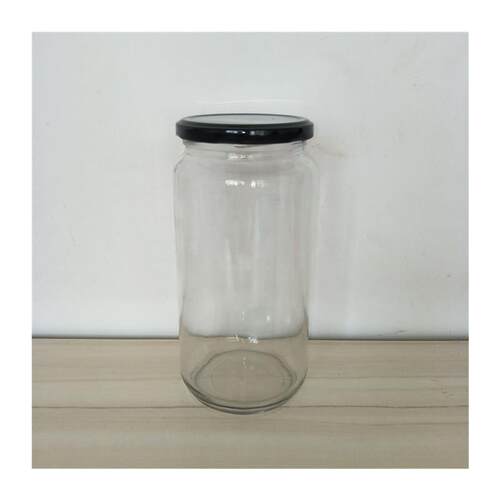 Circular glass jar pickles bottles jam jars of honey bottle