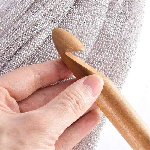 Bamboo Handle Knitting Needle Set - Hand Crochet Hook &