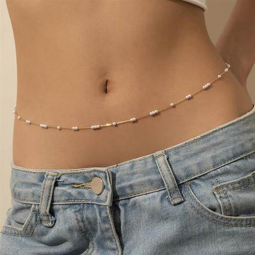 Beach wave Simian wind starfish fringe waist chain