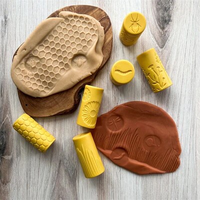 Montesorri Play Dough Stamp Toys Play Dough Fun Sensory Stam