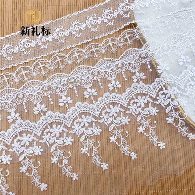 clothing accessories lace mesh lace embroidery star love poi