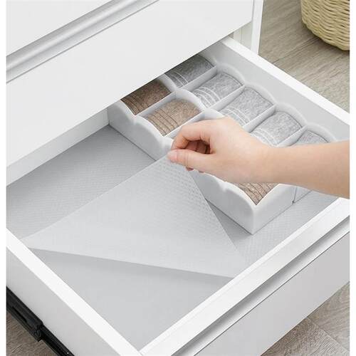 30/45/50/60cm Drawer Mat Shelf Cover Liners Non Slip Waterpr
