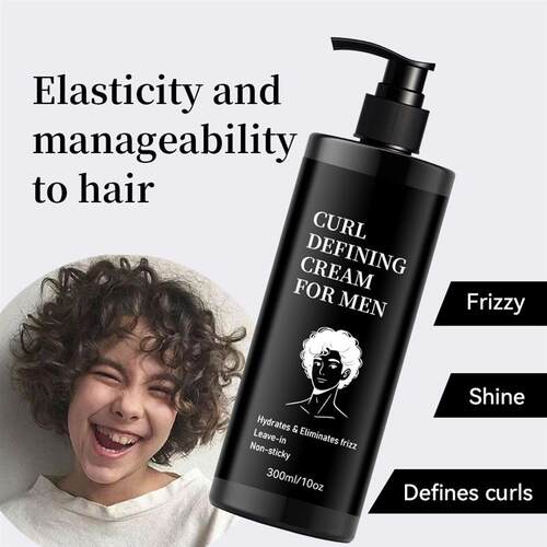 New Moisturizing Curly Hair Curling Cream for Men Hair Care