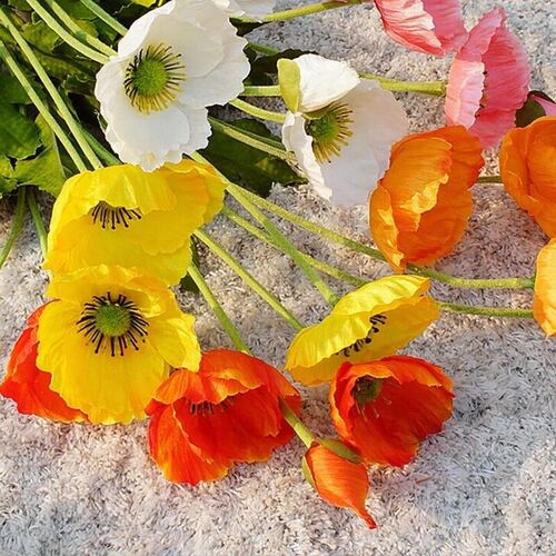 Fake Flowers Bouquet Party Home Artificial Flowers House Sup