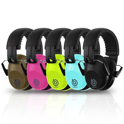 EAREST Protection Ear Muffs Foldable Kids Ear Defenders For