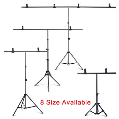 Photography Photo Studio T-Shape Backdrop Background Stand F