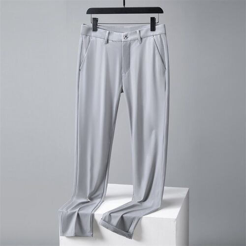 Summer New Fashion Mens Business Casual Pants for Work High