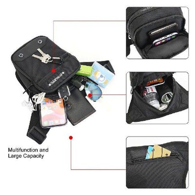Waterproof Waist Leg Bag Men Motorcycle Cycling Riding