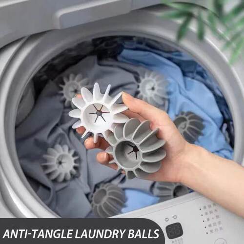 Silicone Magic Laundry Ball Reusable Clothes Hair Cleaning T