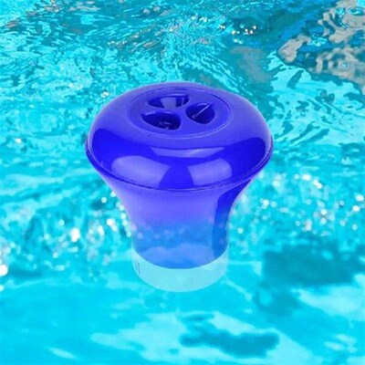 Pool Chlorine Floater Dispenser With Built-in Thermometers