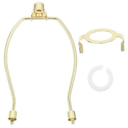 Horn Stand Lamp Harp E26 E27 E14 Saddle Mount Adapter Table