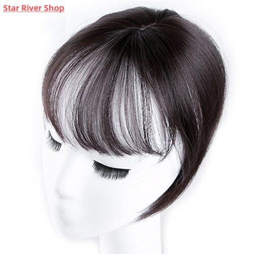 Gres Synthetic Hair Fringe Clip Bangs Straight Fake Hair Pie
