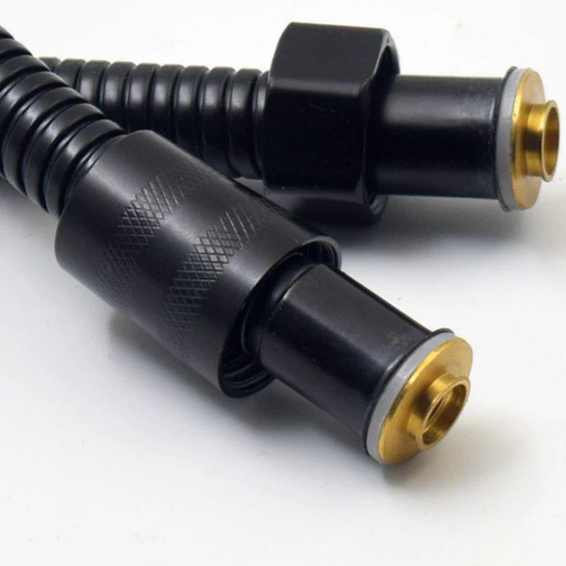 15/2M Black SUS 304 Flexible Shower Hose Long Bathroom Show图片