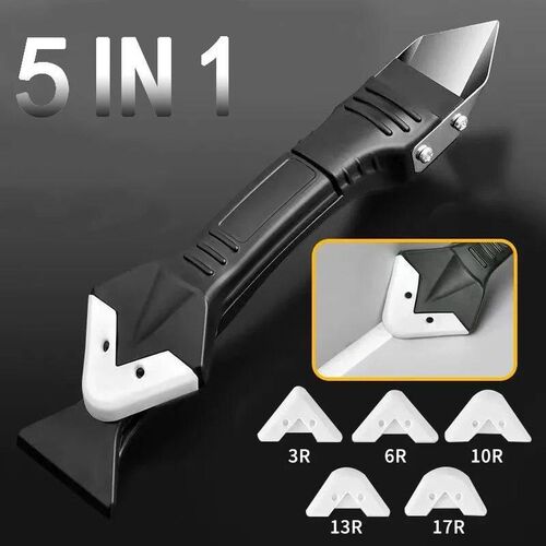 5 In 1 Silicone Scraper Sealant Smooth Remover Tool Set Caul
