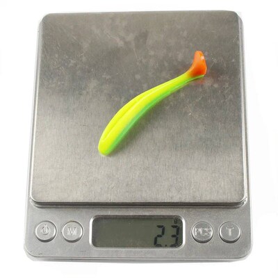 5pcs/Lot Soft Lures 50mm 70mm T Tail Jigging Fishing Lures W