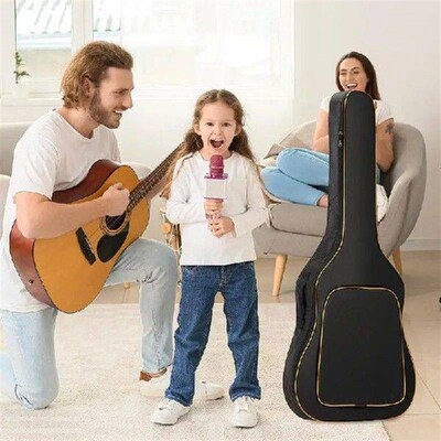 Acoustic Guitar Bag Acoustic Bass Case Thick 0.19in Padded