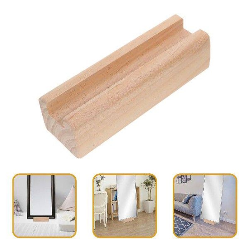 Floor Mirror Base Large Stand Holder for White Full Body图片