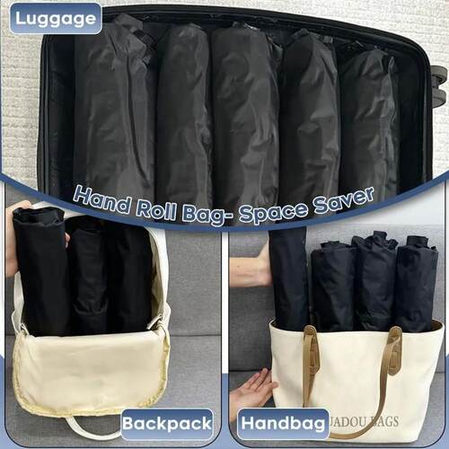 Reusable Hand Roll Vacuum Bags for Travel Waterproof Vacuum