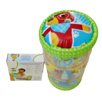 Baby Crawling Iatable Roller Toy With Bells Toddler Baby