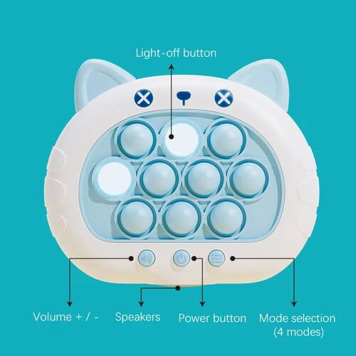 Quick Push Game Machine Silicone Press Toy Boys and Girls Ch