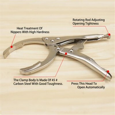 Adjustable Oil Filter Wrench Pliers Spanner Removal Tool 适