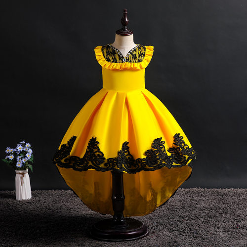Childrens show dress girl Princess pomp dress flower child