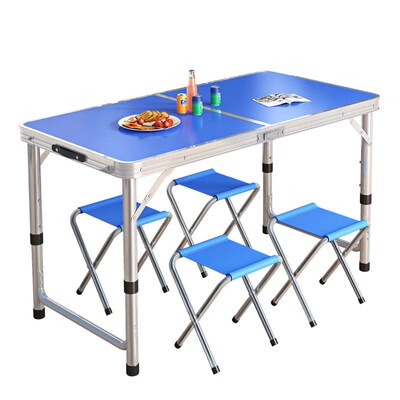 Outdoor Aluminum Alloy Folding Table Night Market Stall Port