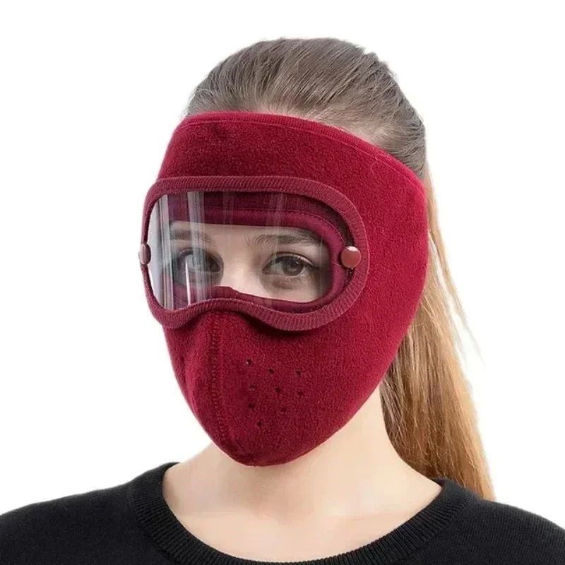 Windproof Face Warm Mask Winter Cap Ski Breathable Masks Fle图片
