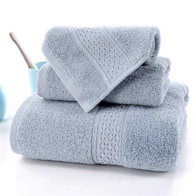 3pcs Cotton high quality thick soft bath towel face towels