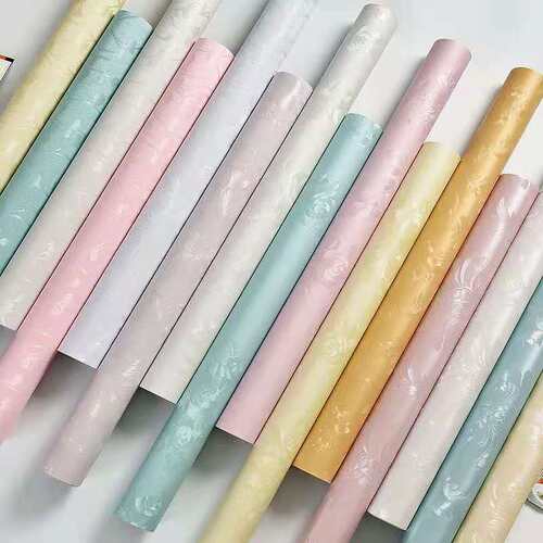 d pvc wall sticker living room plain 3d decorative wallpaper