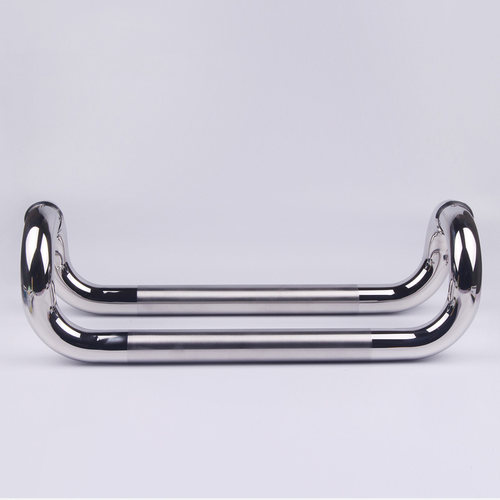 不锈钢玻璃门拉手C型大门把手木门拉手有框门拉手弯玻璃门拉手