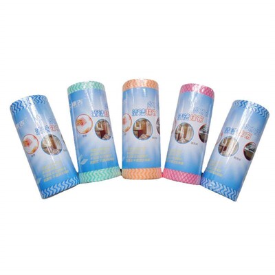 25 pice thick non-oily kitchen rag scouring cloth disposable