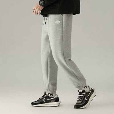 Waffles Pants Mens Sweatpants Mens Casual Pants Loose Flee