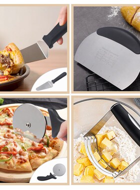 Dough cutter beater pizza knife shovel set baking tool 切刀