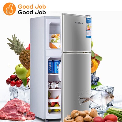 small refrigerator  food beverage cooler fridge 2 door